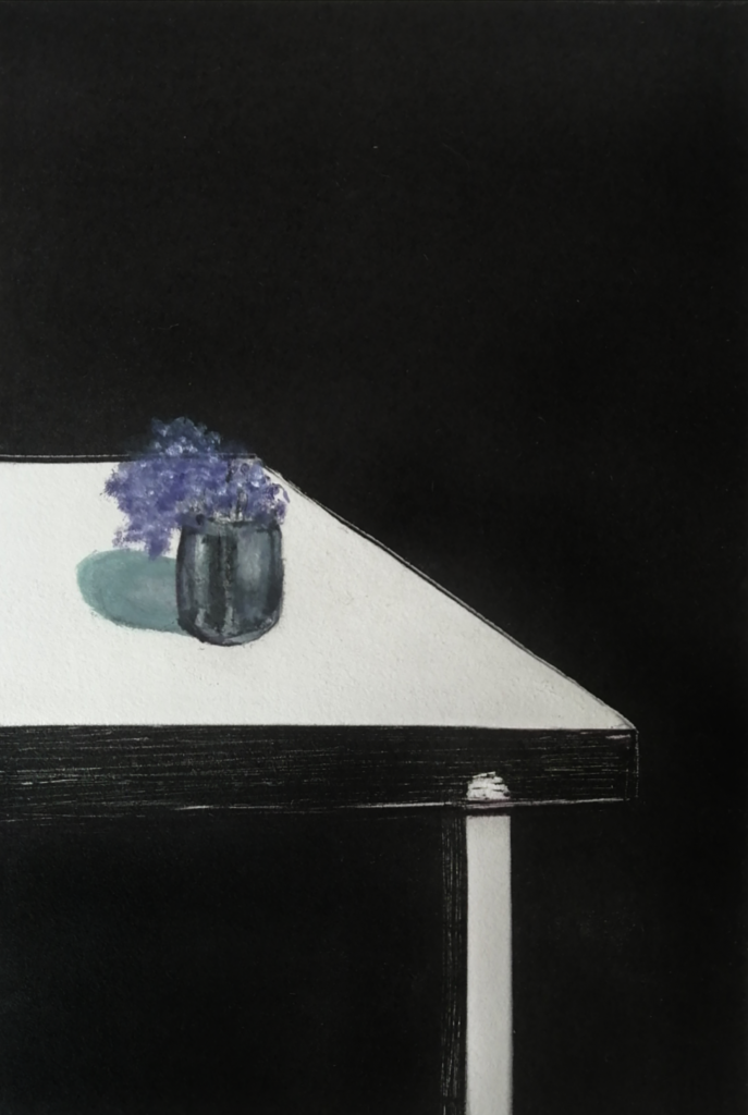 Ramito de Violeta Monotipìa 38x24i 70x50p