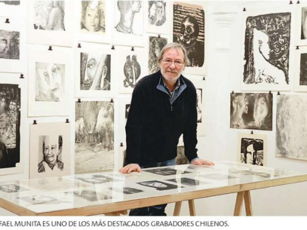 Rafael Munita recorre sus 40 años de grabado