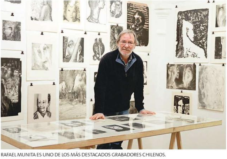 Rafael Munita recorre sus 40 años de grabado