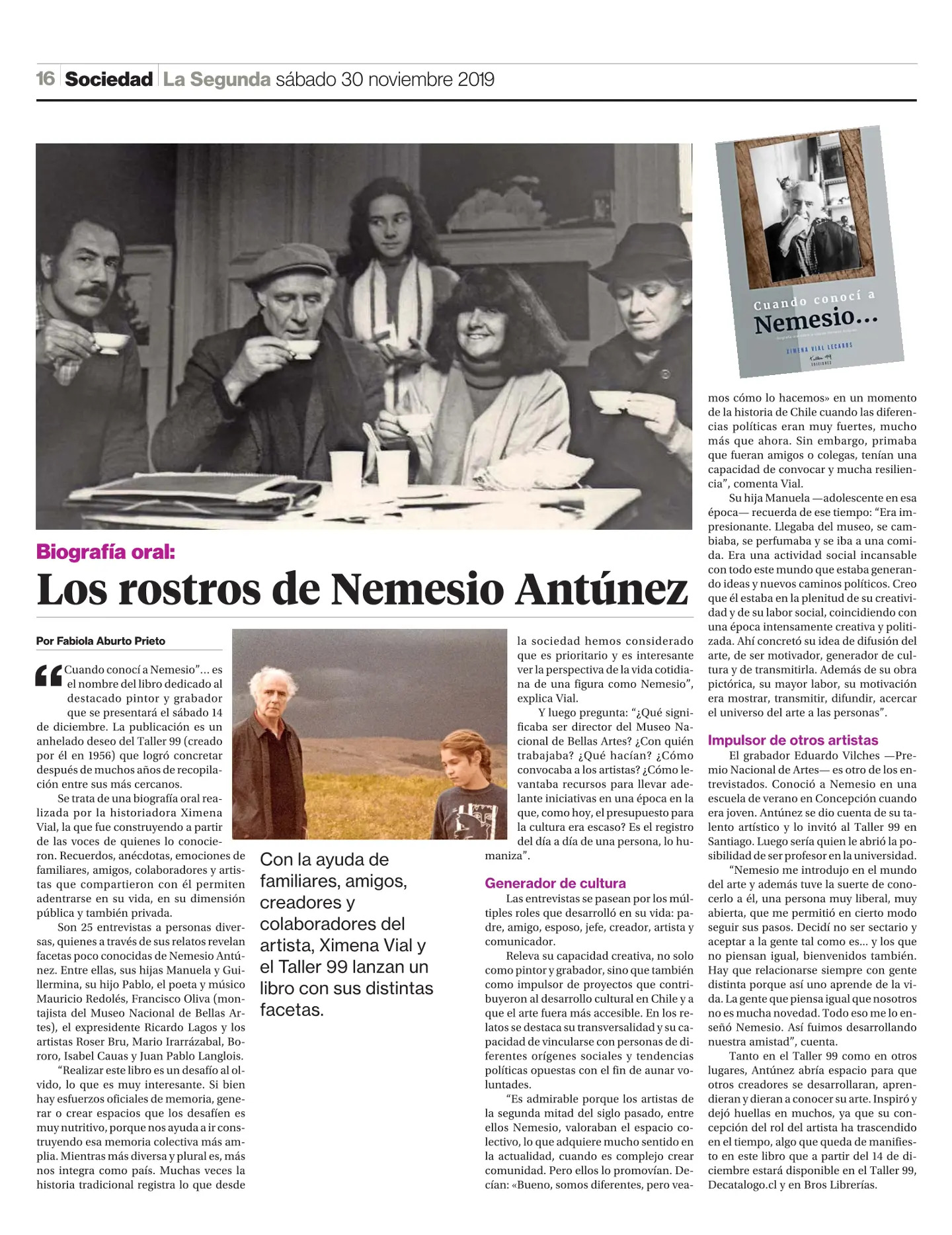 Biografía Oral: Los Rostros de Nemesio Antúnez