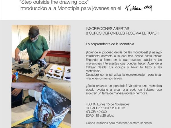 Taller de Monotipia para jóvenes